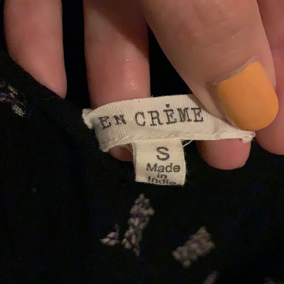 Black and Tan Romper w/ Tie Waist - Picture 5 of 5